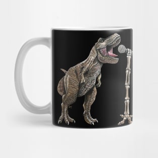 "Karaokesaurus" - T-Rex Inventions Mug